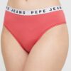 Pepe Jeans chiloti brazilieni Solid Brazilian culoarea rosu