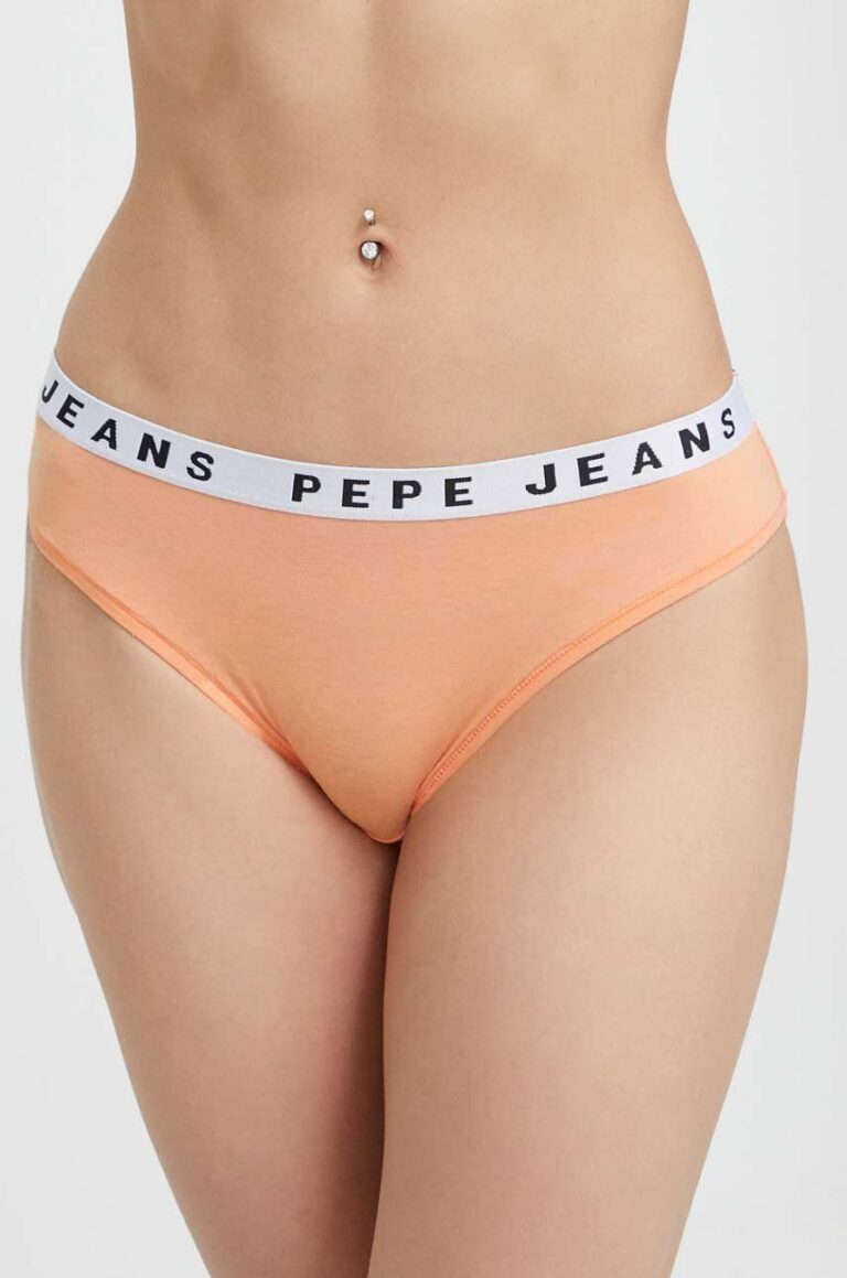 Pepe Jeans chiloti culoarea portocaliu