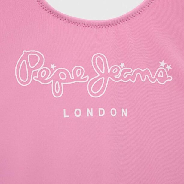 Pepe Jeans costum de baie copii culoarea roz preţ