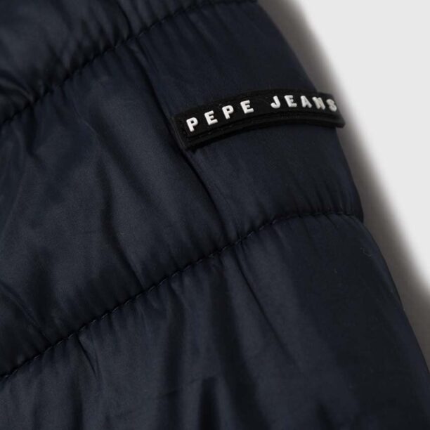 Pepe Jeans geaca copii culoarea albastru marin preţ