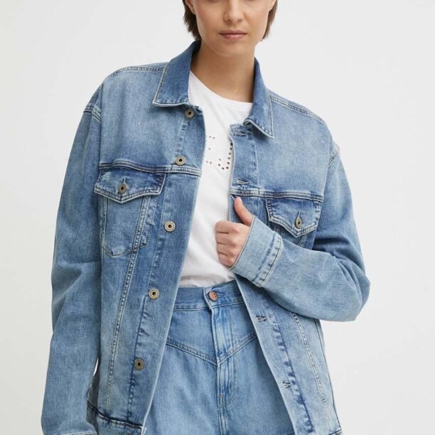 Pepe Jeans geaca jeans BOYFRIEND JACKET femei