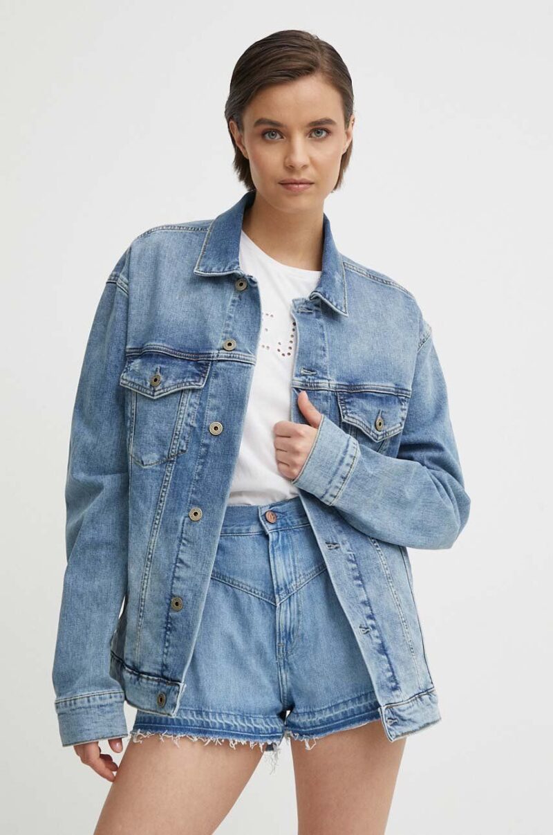 Pepe Jeans geaca jeans BOYFRIEND JACKET femei