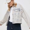 Pepe Jeans geaca jeans Turner Rose femei