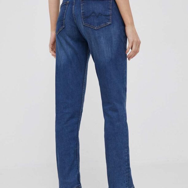 Pepe Jeans jeansi Mary femei high waist preţ