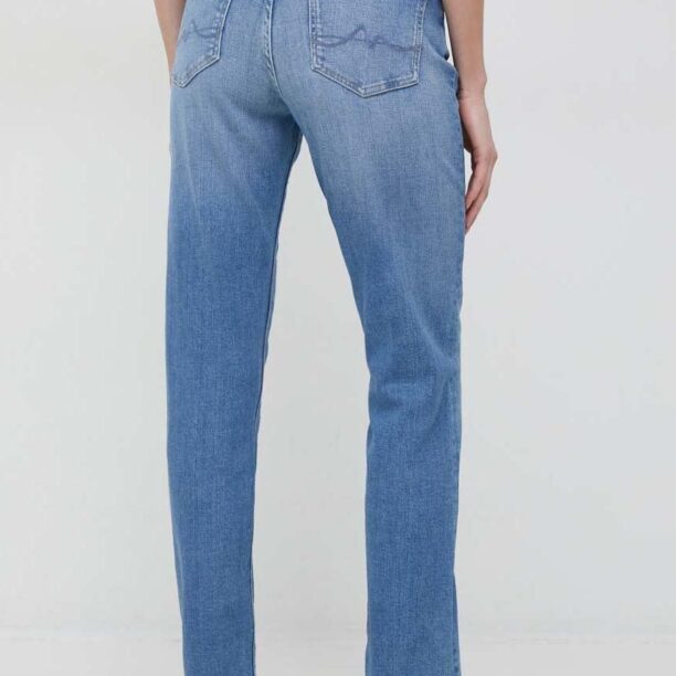 Pepe Jeans jeansi Mary femei high waist preţ