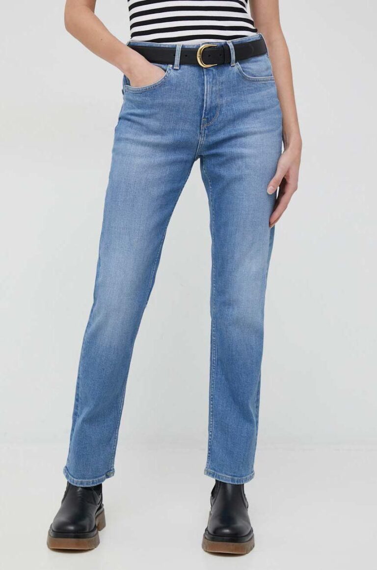 Pepe Jeans jeansi Mary femei high waist