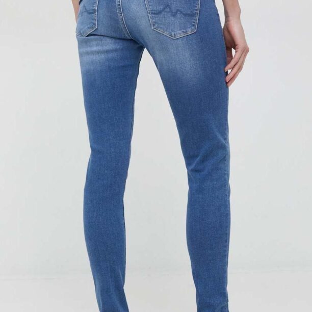 Pepe Jeans jeansi Soho femei medium waist preţ