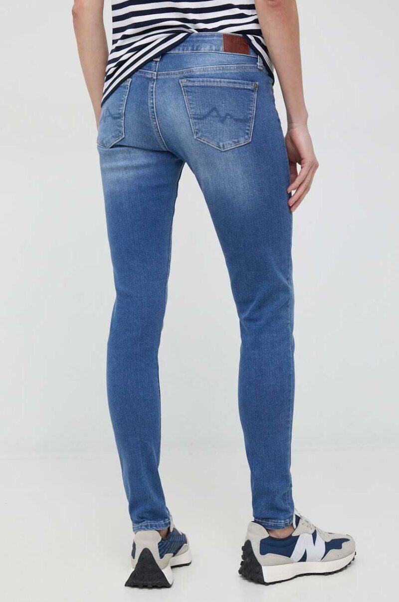 Pepe Jeans jeansi Soho femei medium waist preţ