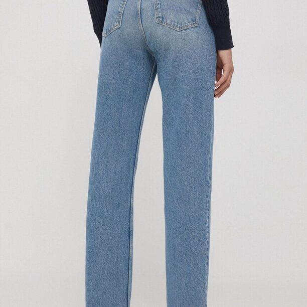 Pepe Jeans jeansi femei high waist preţ