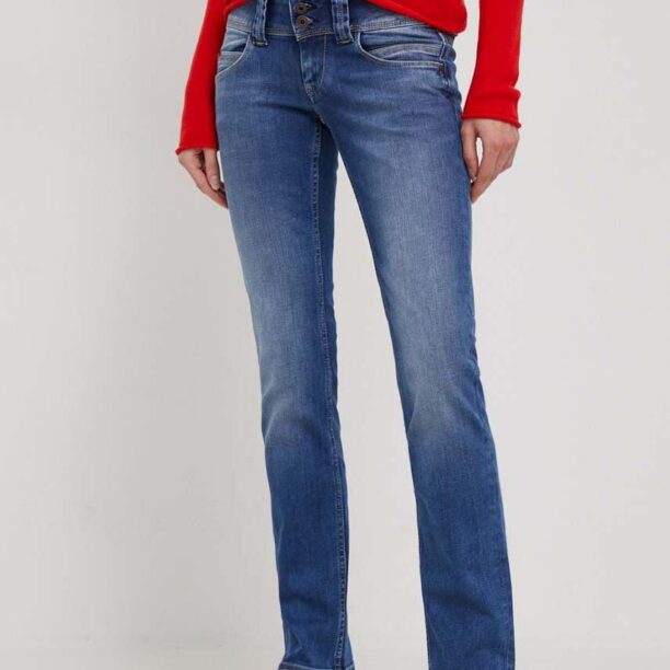 Pepe Jeans jeansi femei high waist