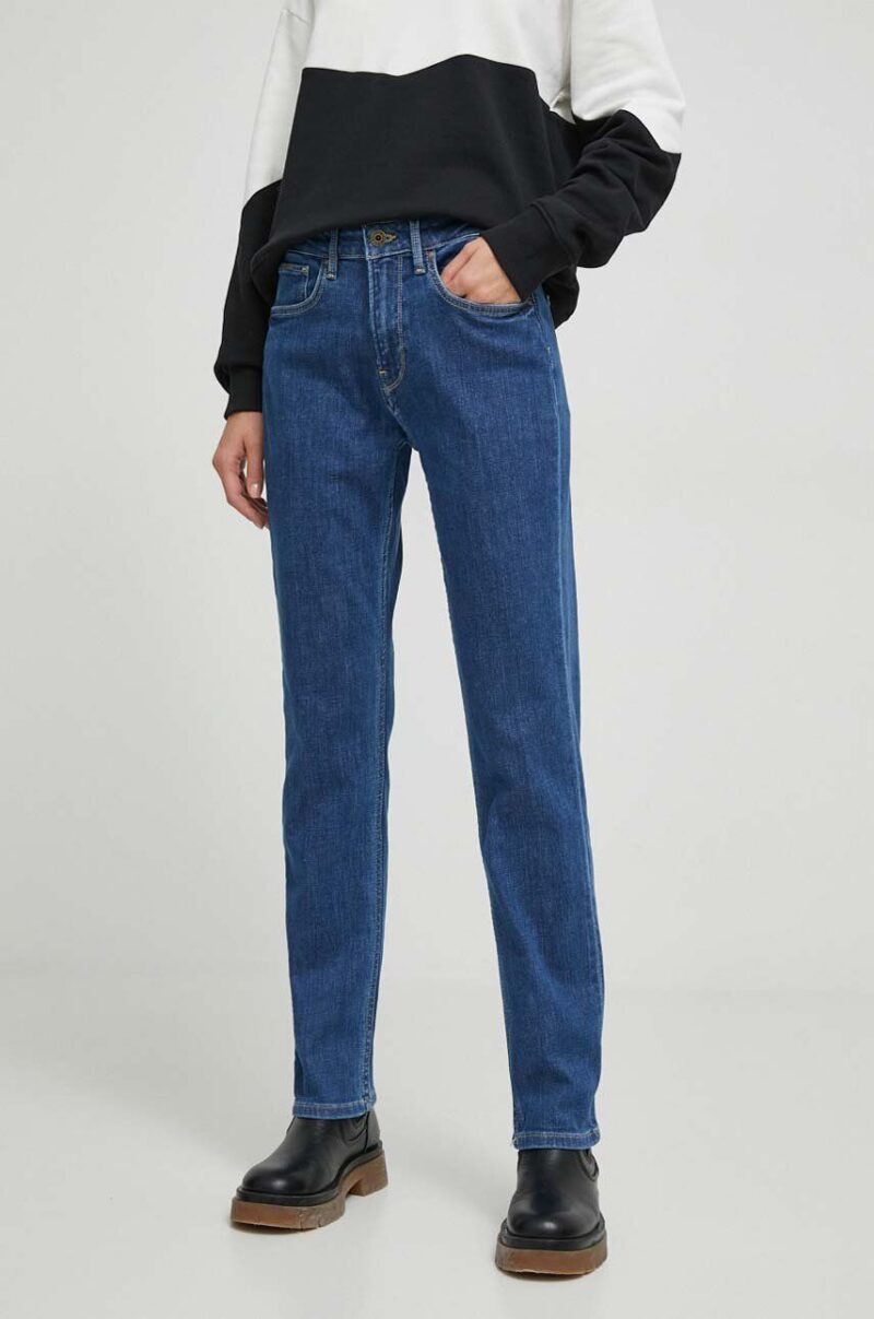 Pepe Jeans jeansi femei high waist