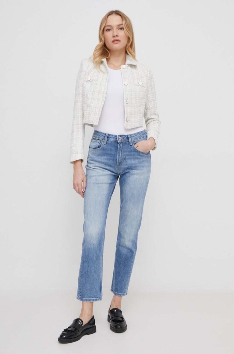 Pepe Jeans jeansi femei high waist