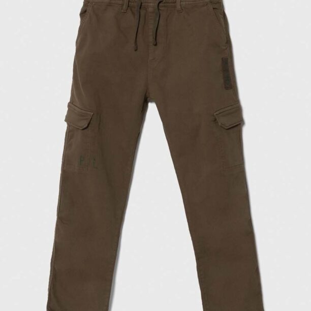 Pepe Jeans pantaloni copii TADEO culoarea verde