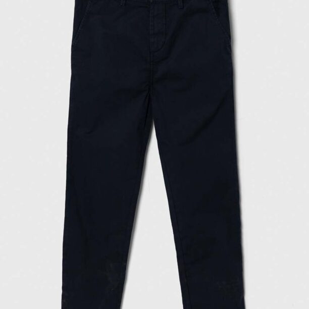 Pepe Jeans pantaloni copii THEODORE culoarea albastru marin