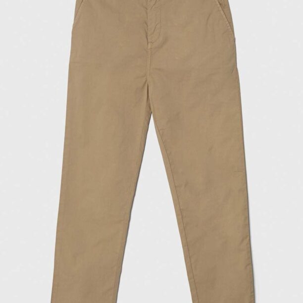 Pepe Jeans pantaloni copii THEODORE culoarea bej