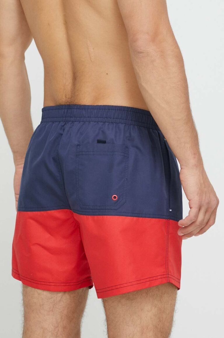 Pepe Jeans pantaloni scurti de baie culoarea albastru marin preţ