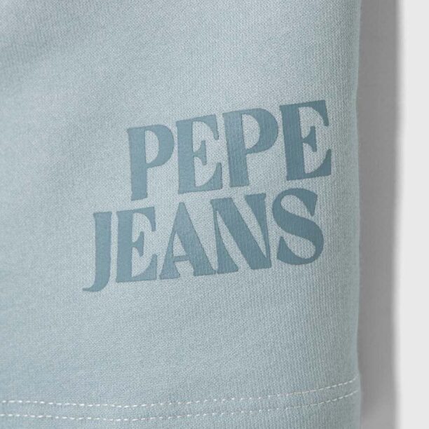 Pepe Jeans pantaloni scurți din bumbac pentru copii TELIO talie reglabila preţ