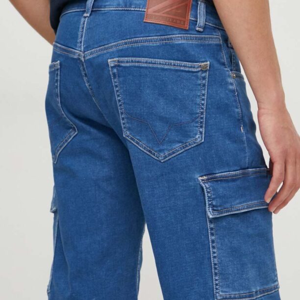 Pepe Jeans pantaloni scurti jeans barbati preţ