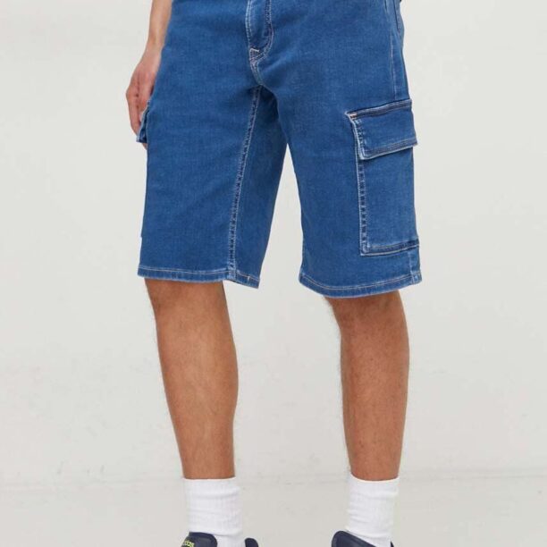 Pepe Jeans pantaloni scurti jeans barbati