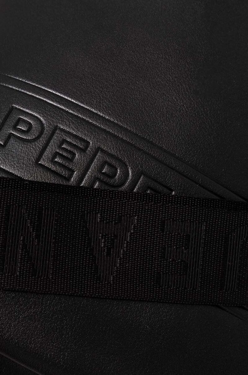 Pepe Jeans poseta culoarea negru preţ