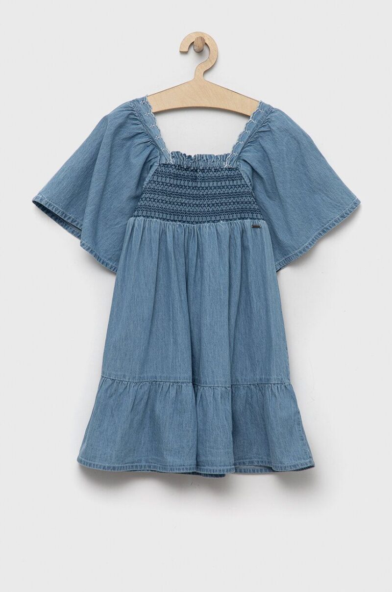 Pepe Jeans rochie din denim pentru copii Bay mini