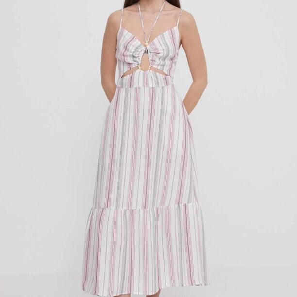 Pepe Jeans rochie din in midi