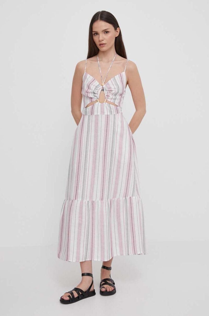 Pepe Jeans rochie din in midi