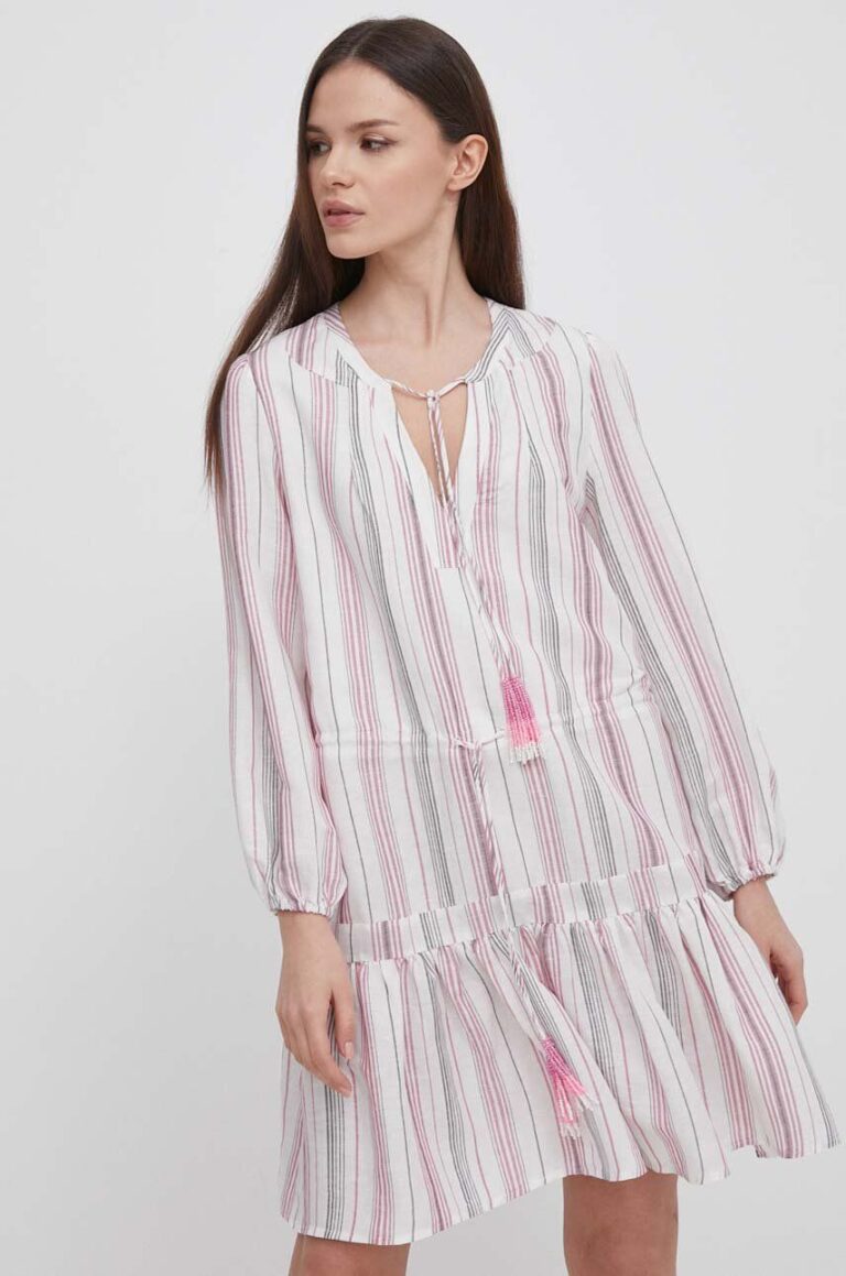 Pepe Jeans rochie din in mini