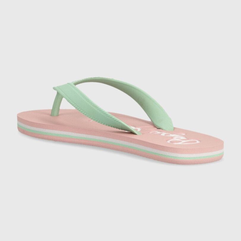Pepe Jeans slapi copii BAY BEACH BRAND G culoarea roz preţ