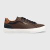 Pepe Jeans sneakers KENTON COURT 878 culoarea maro PMS30839