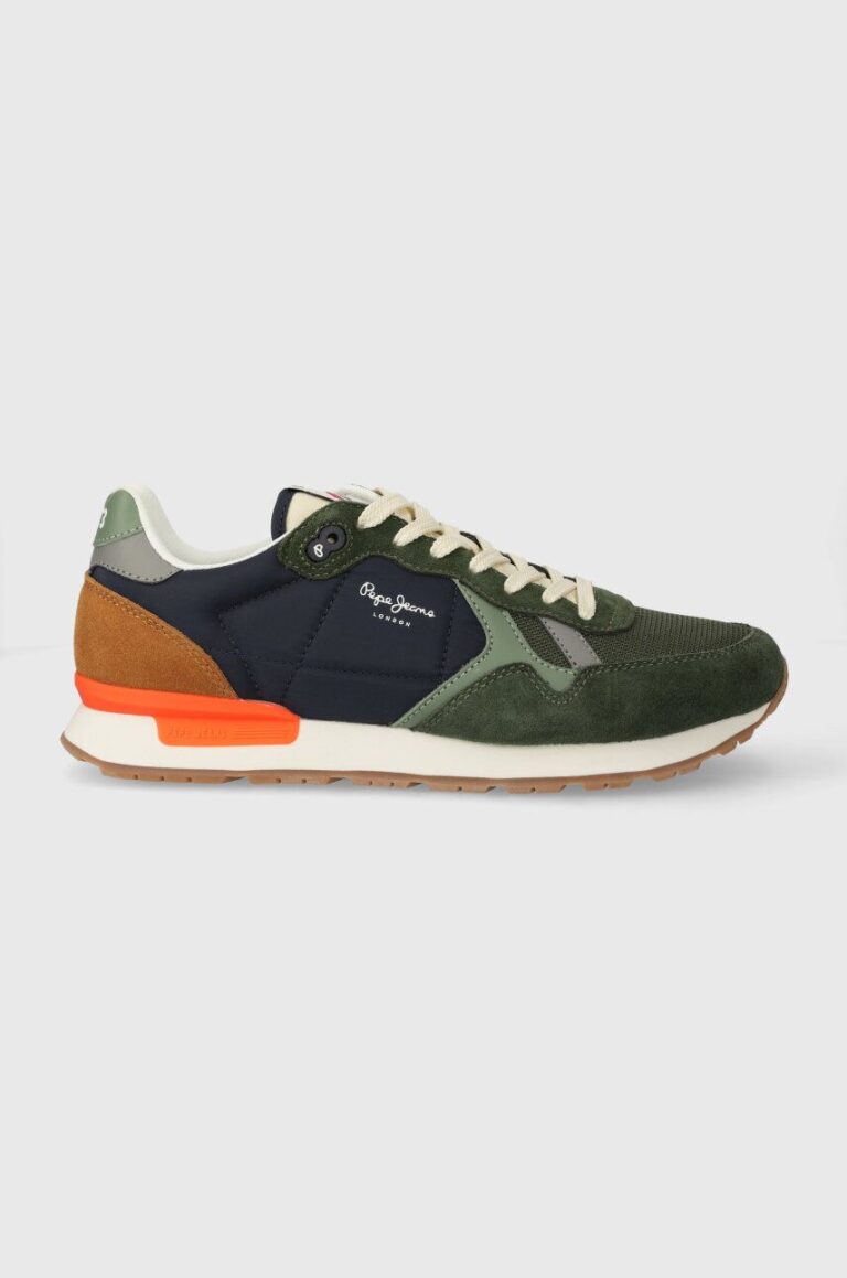 Pepe Jeans sneakers PMS40006 culoarea verde