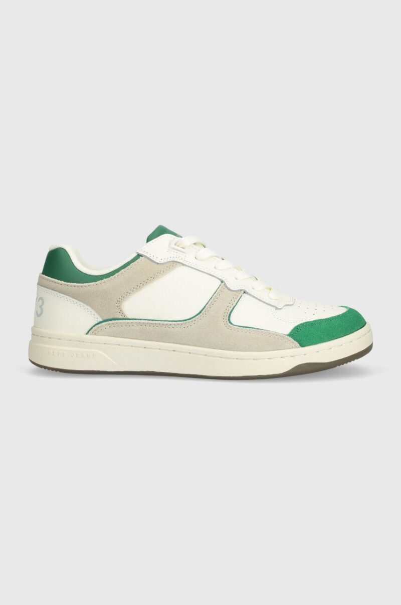 Pepe Jeans sneakers din piele PMS00015 culoarea verde