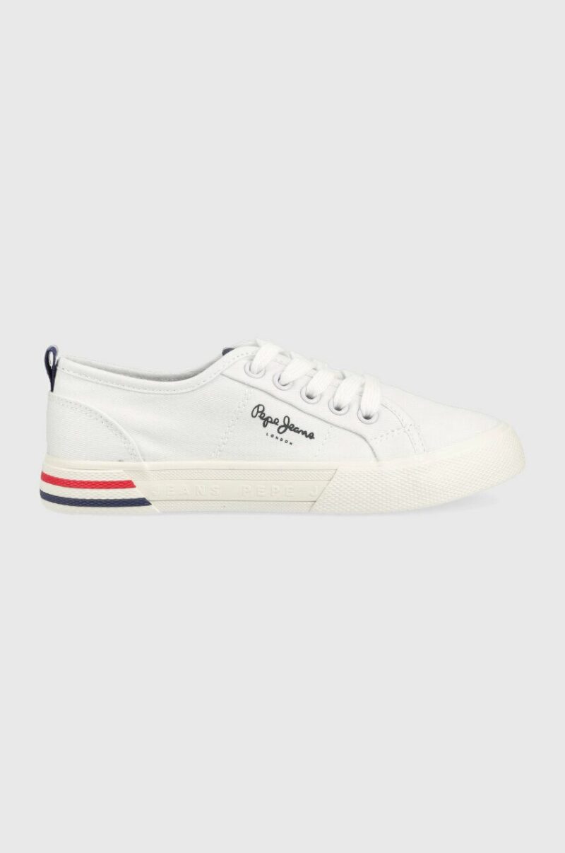 Pepe Jeans sneakers pentru copii BReady Basic culoarea alb