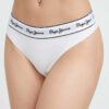 Pepe Jeans tanga culoarea alb