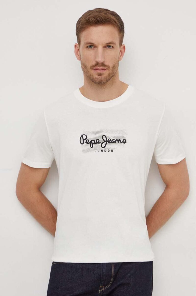 Pepe Jeans tricou din bumbac Castle barbati