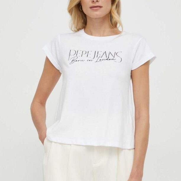 Pepe Jeans tricou din bumbac HANNON femei