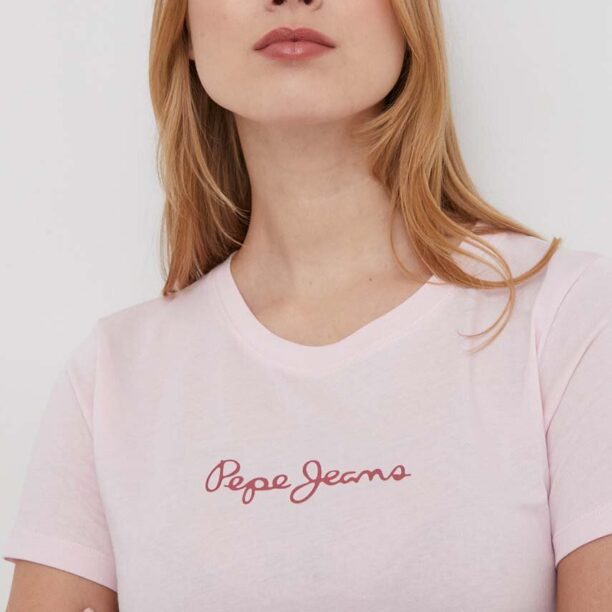 Pepe Jeans tricou din bumbac femei