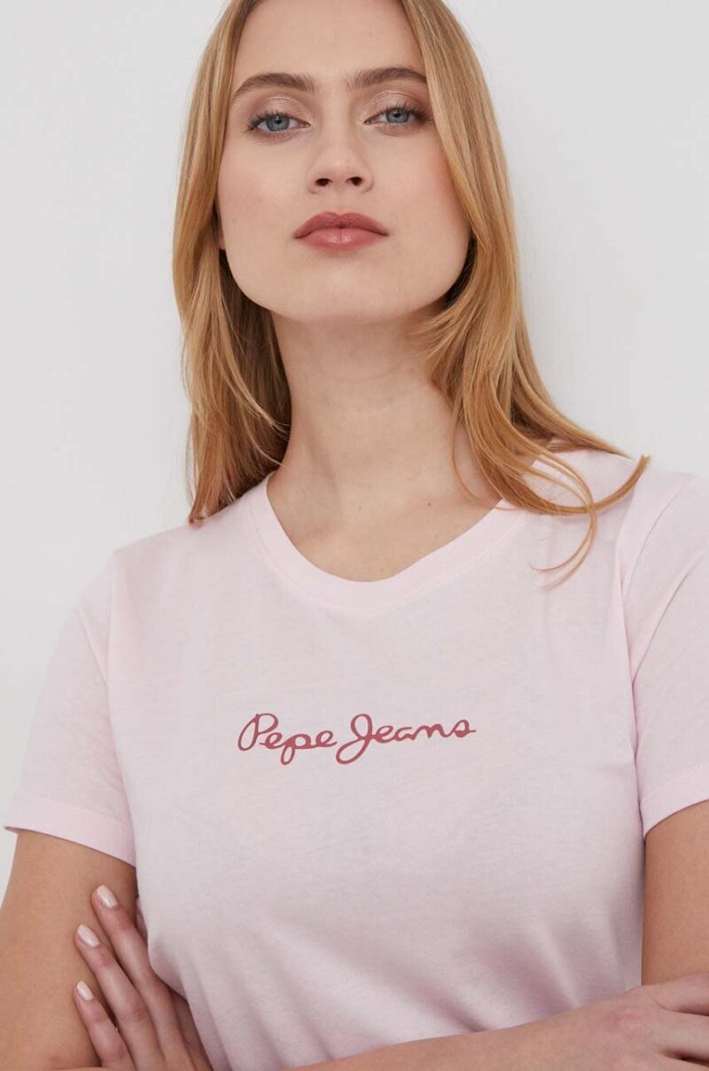 Pepe Jeans tricou din bumbac femei