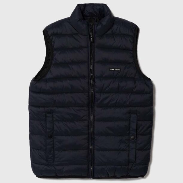 Pepe Jeans vesta copii Outerw Gilet culoarea albastru marin