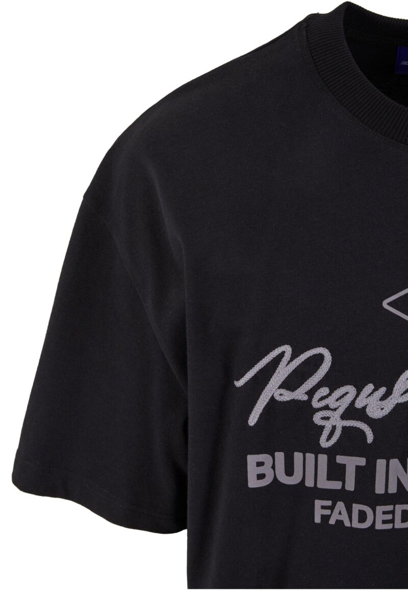 Cumpăra Pequs Tricou 'Built in the Boom'  gri / negru