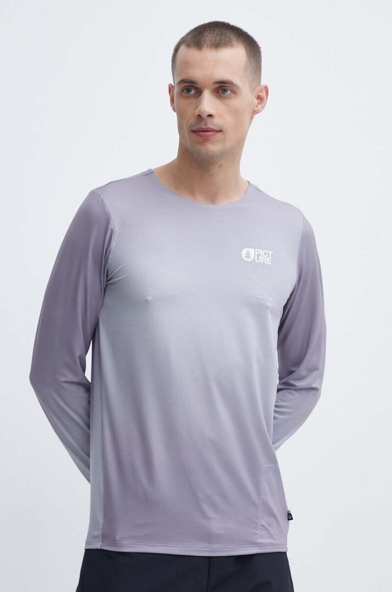 Picture longsleeve sport Osborn Printed culoarea violet