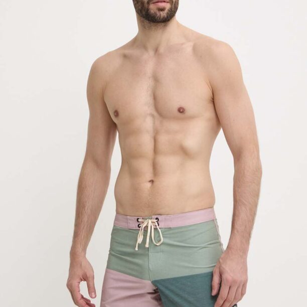 Picture pantaloni scurti de baie Andy Heritage Solid 17 culoarea verde