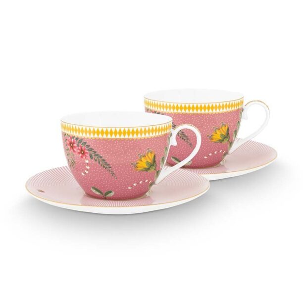 Pip Studio set de cești și farfurioare La Majorelle 2-pack