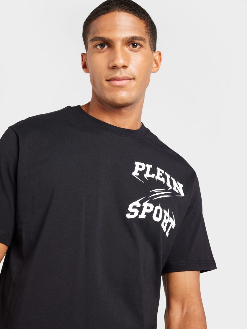 Plein Sport Tricou  negru / alb