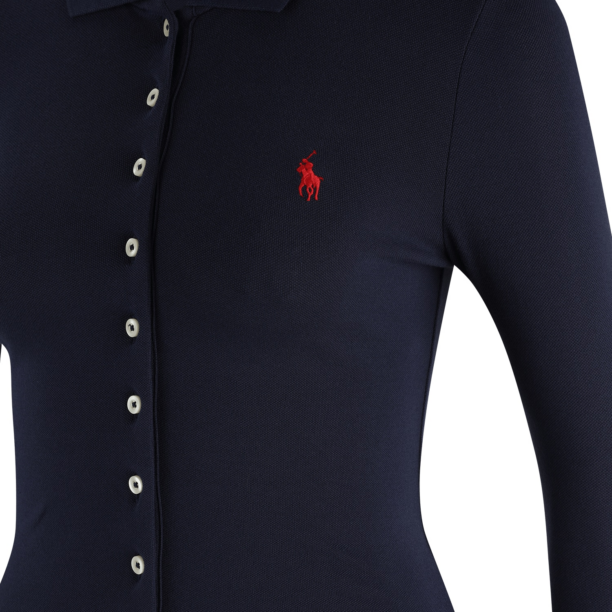 Polo Ralph Lauren Geacă tricotată  bleumarin / roșu preţ