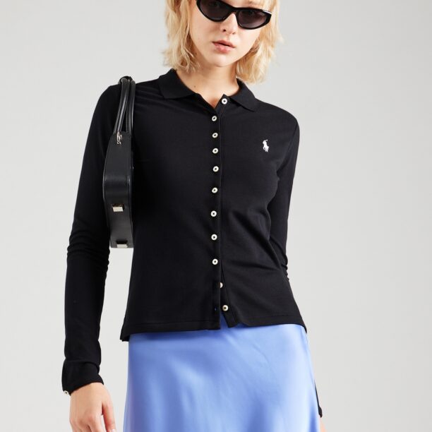 Polo Ralph Lauren Geacă tricotată  negru / alb