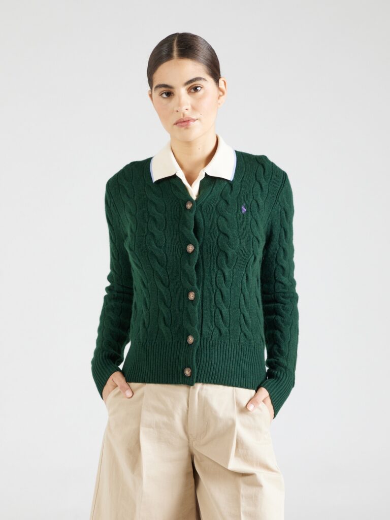 Polo Ralph Lauren Geacă tricotată  verde închis