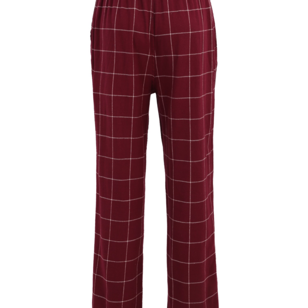 Polo Ralph Lauren Pantaloni de pijama  roșu burgundy / alb