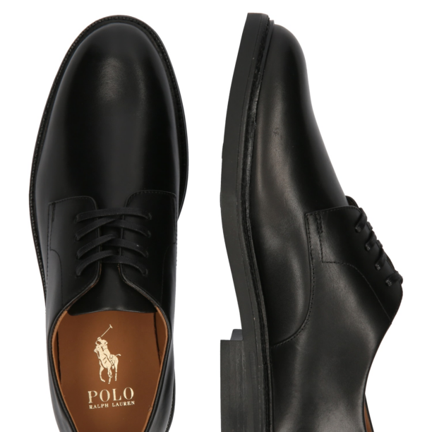 Polo Ralph Lauren Pantofi cu șireturi 'ASHER'  negru