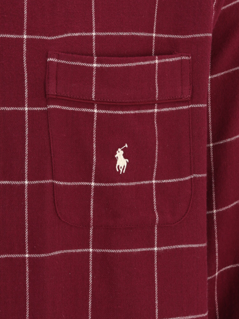 Polo Ralph Lauren Pijama lungă  roșu carmin / alb preţ